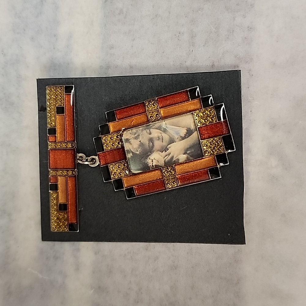 Art Deco Picture Frame Brooch
